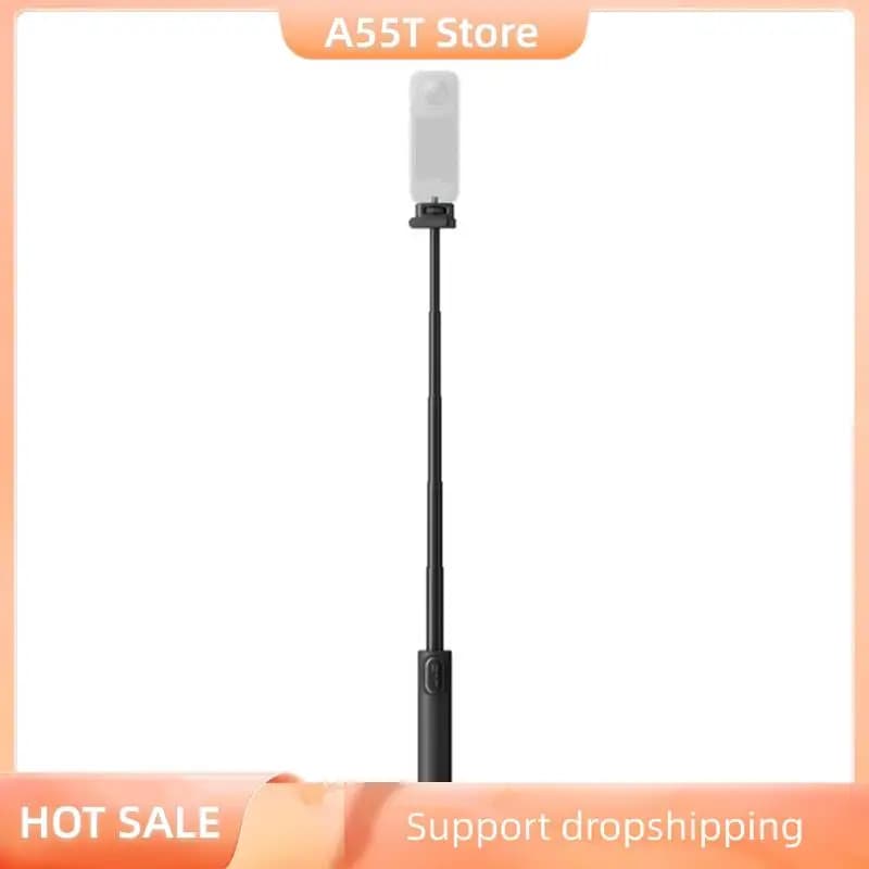 A55T Per Insta360 X4 X3 Pieghevole 2-in-1 Selfie Stick Treppiede 1/4 "Mount Grip Bacchetta di Controllo Remoto Per Insta 360 X4 Accessori