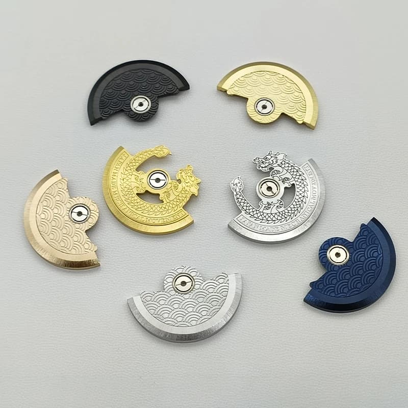 NH35 NH36 Automatic Round Hammer Suitable NH35 NH36 NH36 NH70 4R 7S26 6R Movement Pendulum Weight Mechanical Watch Repair Parts Refit