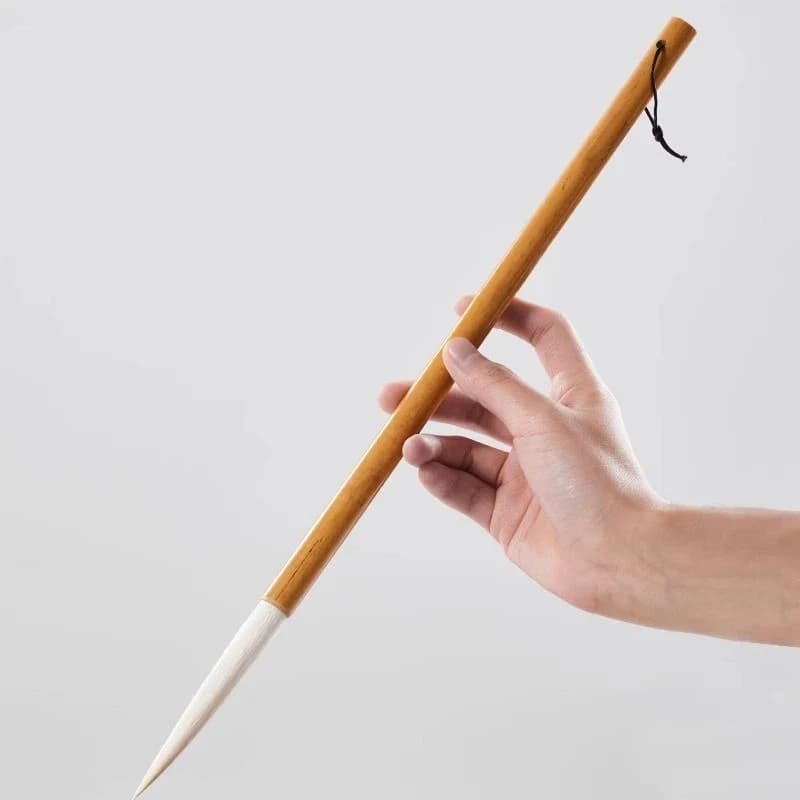 Long-pointed Woolen Hair Chinese Calligraphy Brush Set Professional Seal Running Script Writing Brush Hook Line Painting Brush