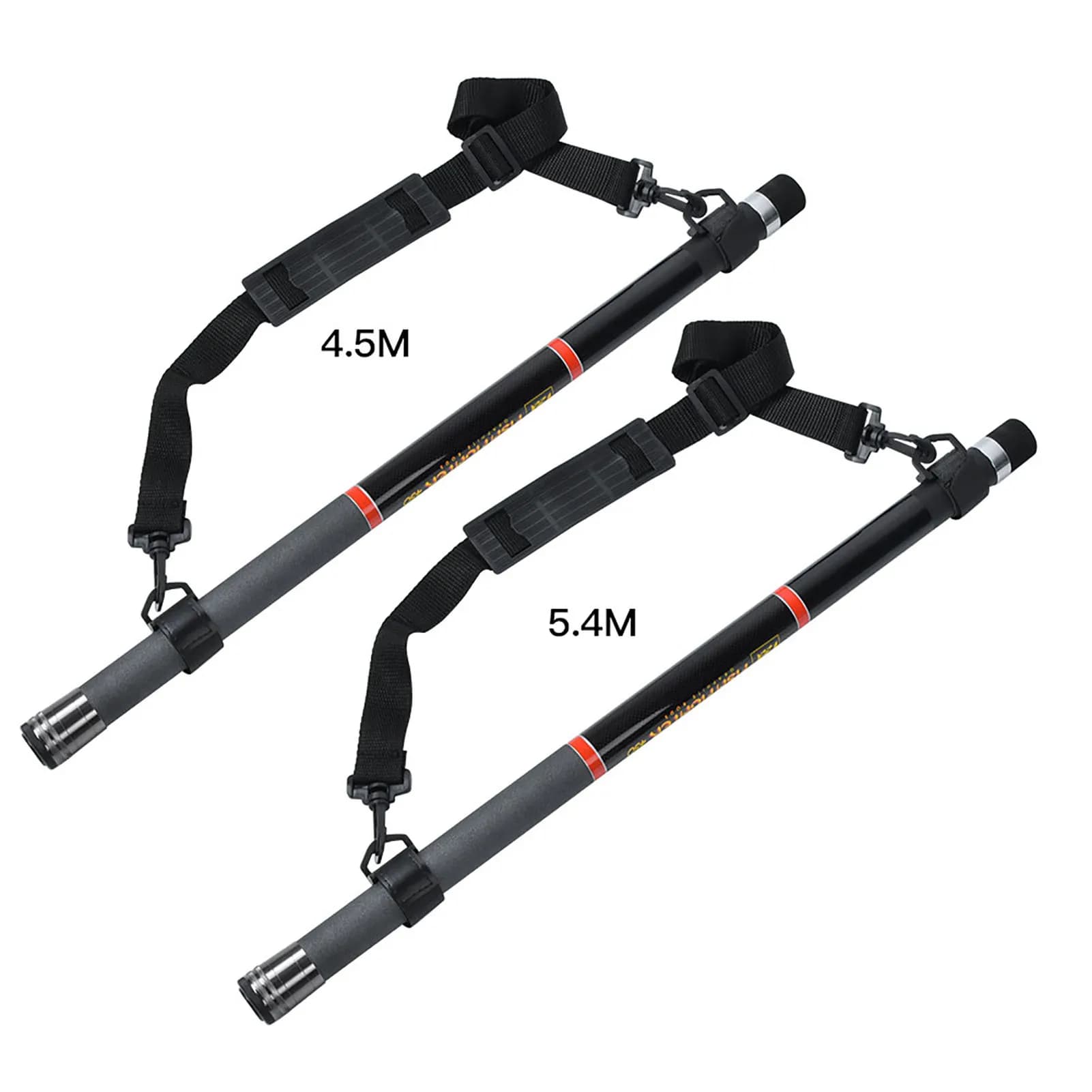 450cm 540cm retrattile leggero guadino da pesca canna rotonda Stretch Brail Pole Tools accessori
