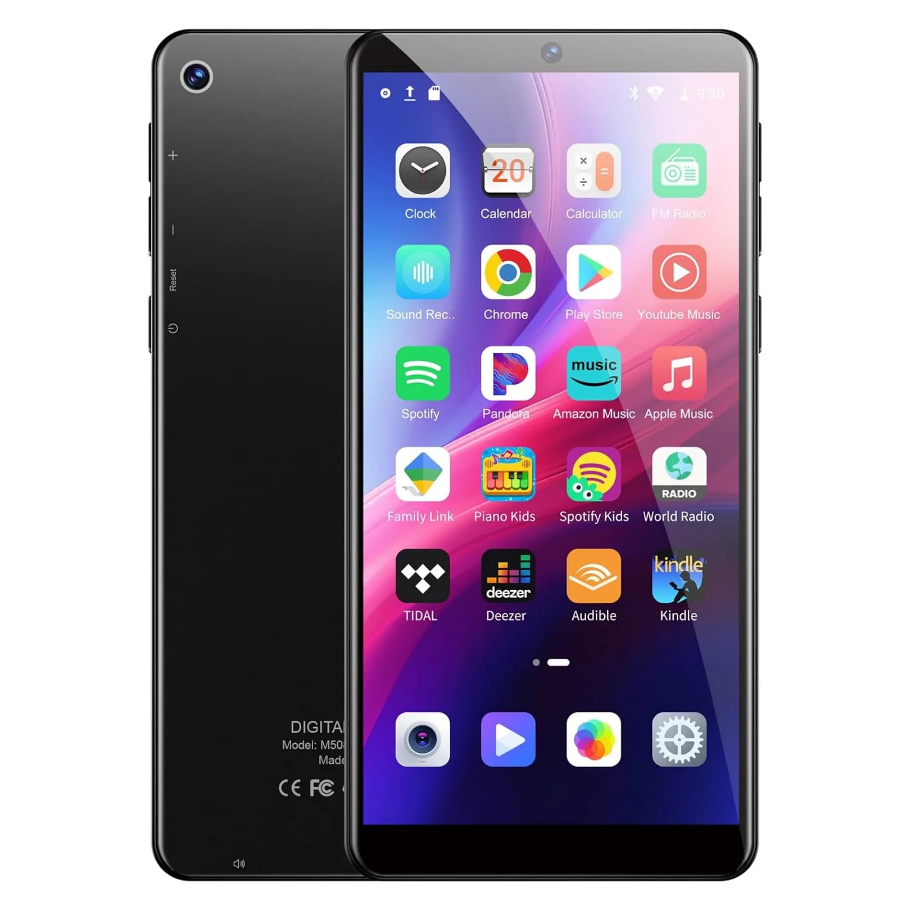 5.5" MP3 player with 13 MP camera, 144 GB (128 GB+16 GB) with Bluetooth and Wi-Fi, Android 13.0, Spotify, Deezer and Play Store