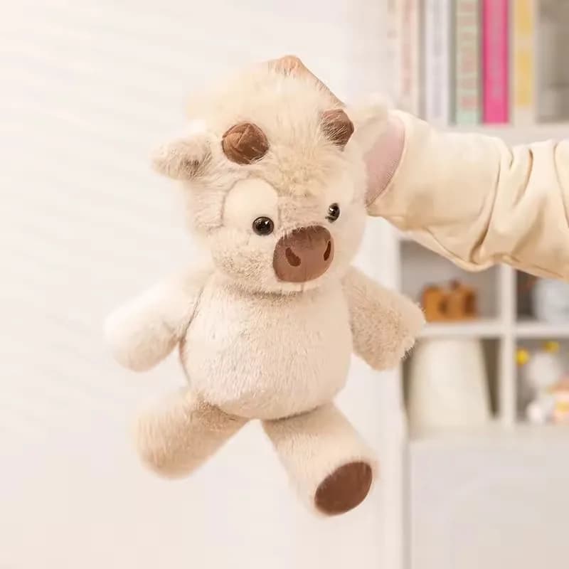Creative Gift Soft Pig 、Cattle Stuffed Animal Plush Pillow Emotional Support Cute Stuffed Animals Plush 17inch Stuffed Toys