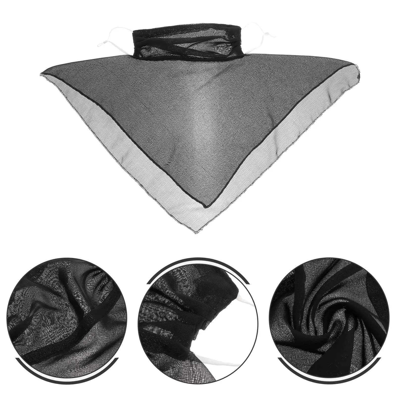 Maschera in Chiffon per Donne - Protezione per il Collo Traspirante, Velo Sottile Anti-UV, Maschera per Ciclismo, Pesca e Escursionismo