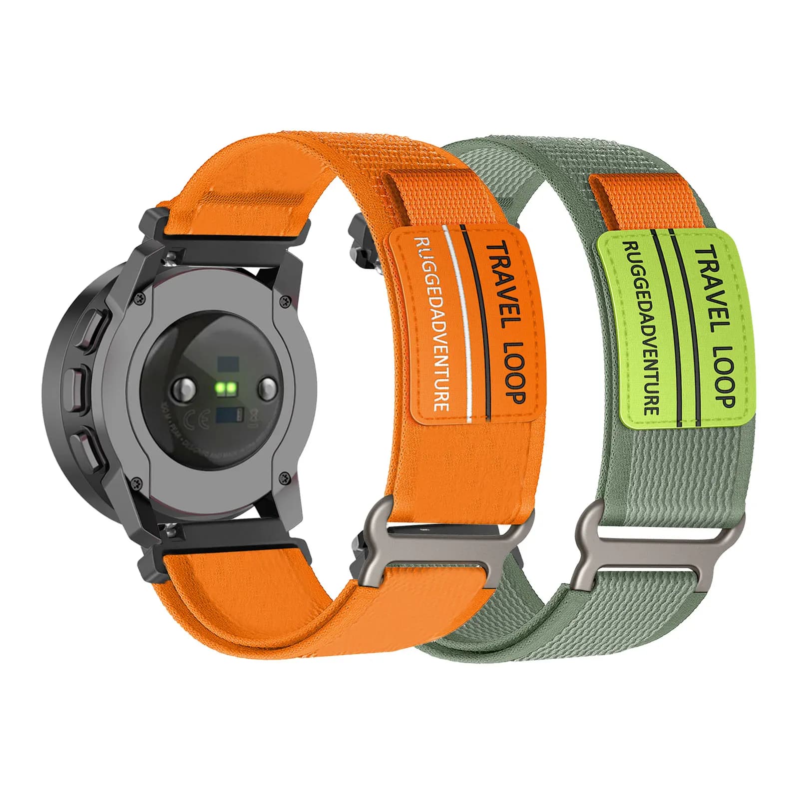 2 fasce in nylon con velcro per cinturino Suunto Ocean