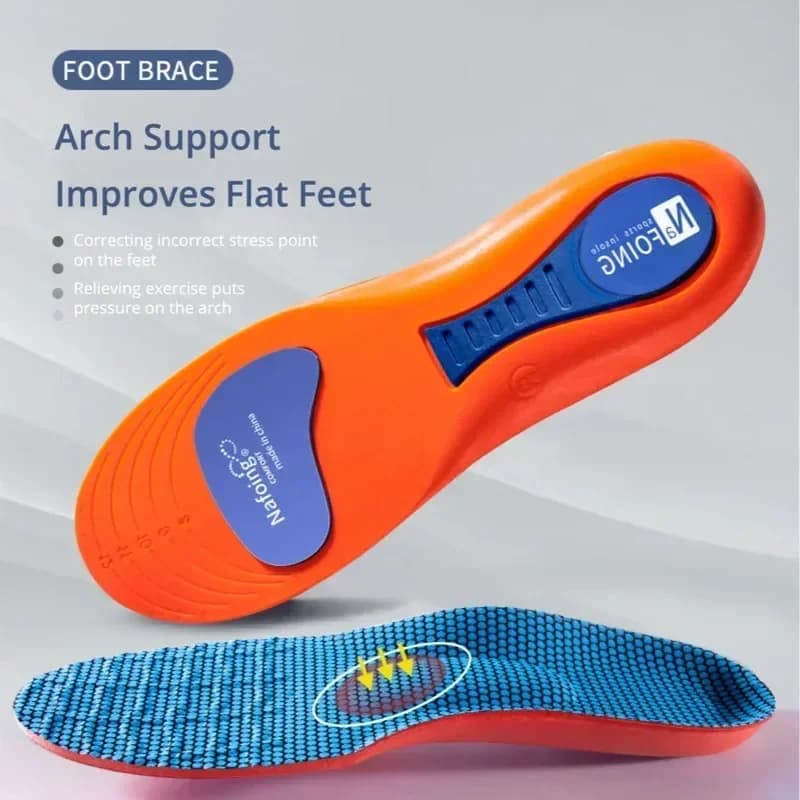 Sport Insoles for Shoes Sole Orthopedic Insoles Shock Absorption Deodorant Breathable Cushion Running Insoles for Feet Man Women