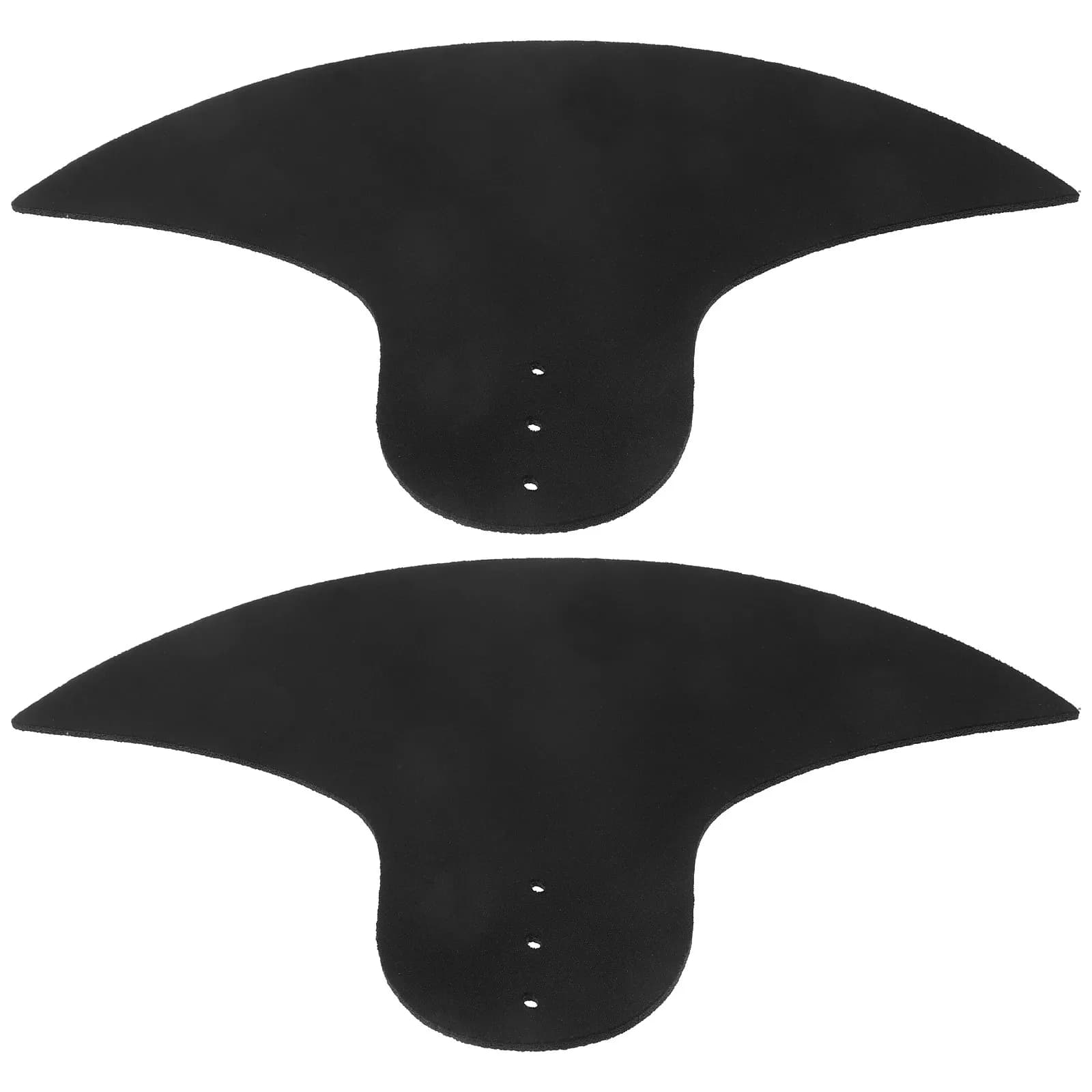 Set di 2 Pad Silenziatori per Piatti da Batteria in Gomma, Compatti, Portatili, Leggeri, per la Riduzione del Rumore