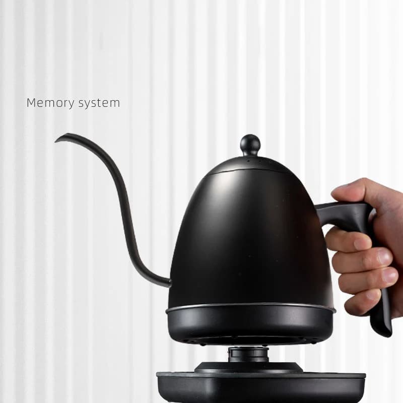 Intelligent electric kettle at constant temperature with 800 ml coffee maker Stainless steel teapot kettle at a fine mouth with swan neck