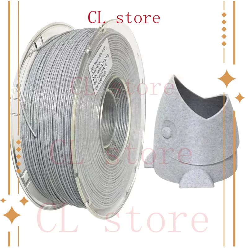 Marble Effect PLA 3D Printer Filament 1.75mm 3D Printing Consumables Marble 3D Printing Plastic Material