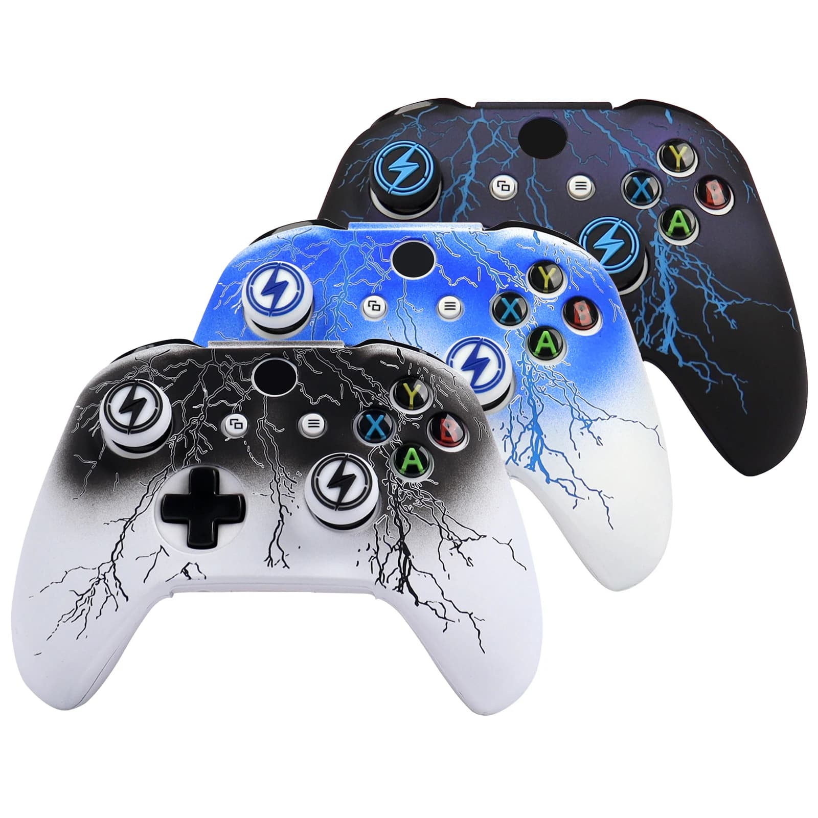Custodia morbida in silicone con intaglio laser per custodia in pelle per controller Xbox One S Accessori per joystick per gamepad per Xbox One X