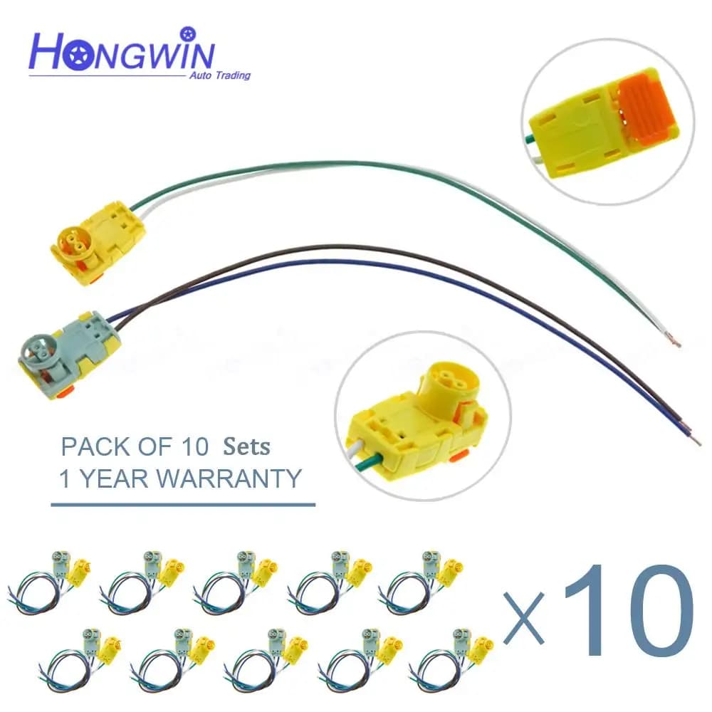 1/10 Set 2PIN cavo ruota Connettore Spina Cablaggio Per Hyundai Elantra 2011-2013 Sonata 2009-2014 Hybrid 2011-2014