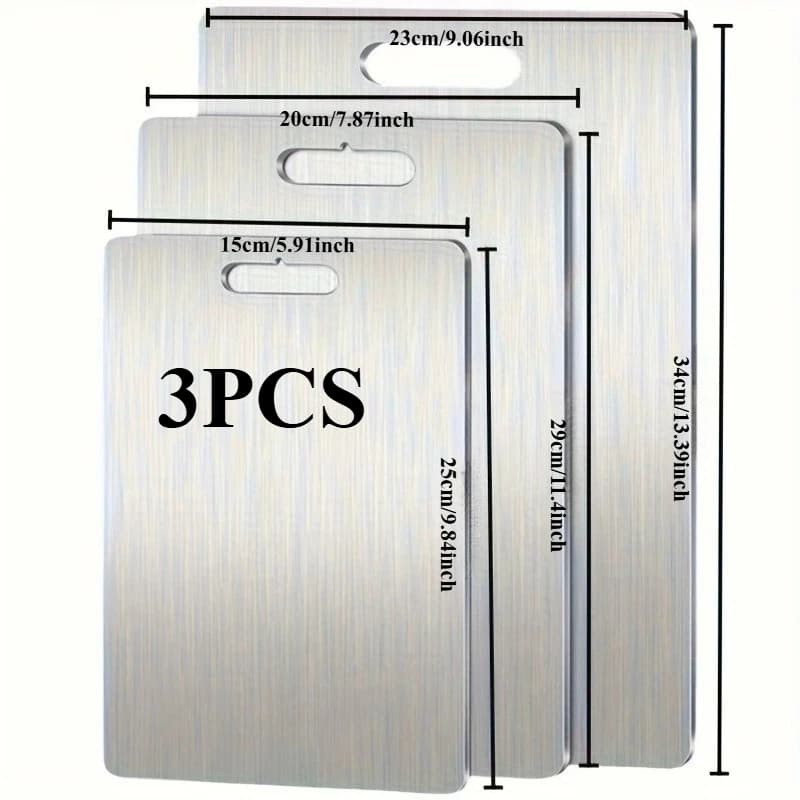 Anti-Muff and Anti-bacterial cutting board, German stainless steel cutter, Large Non-slip Kitchen Mat