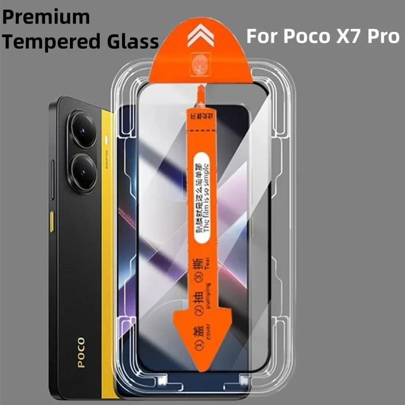 2-3 Pezzi Pellicola Protettiva in Vetro Temperato 9H HD per Xiaomi Poco X8 Pro Max, X6, X7 Pro, Installazione Facile Senza Bolle e Polvere