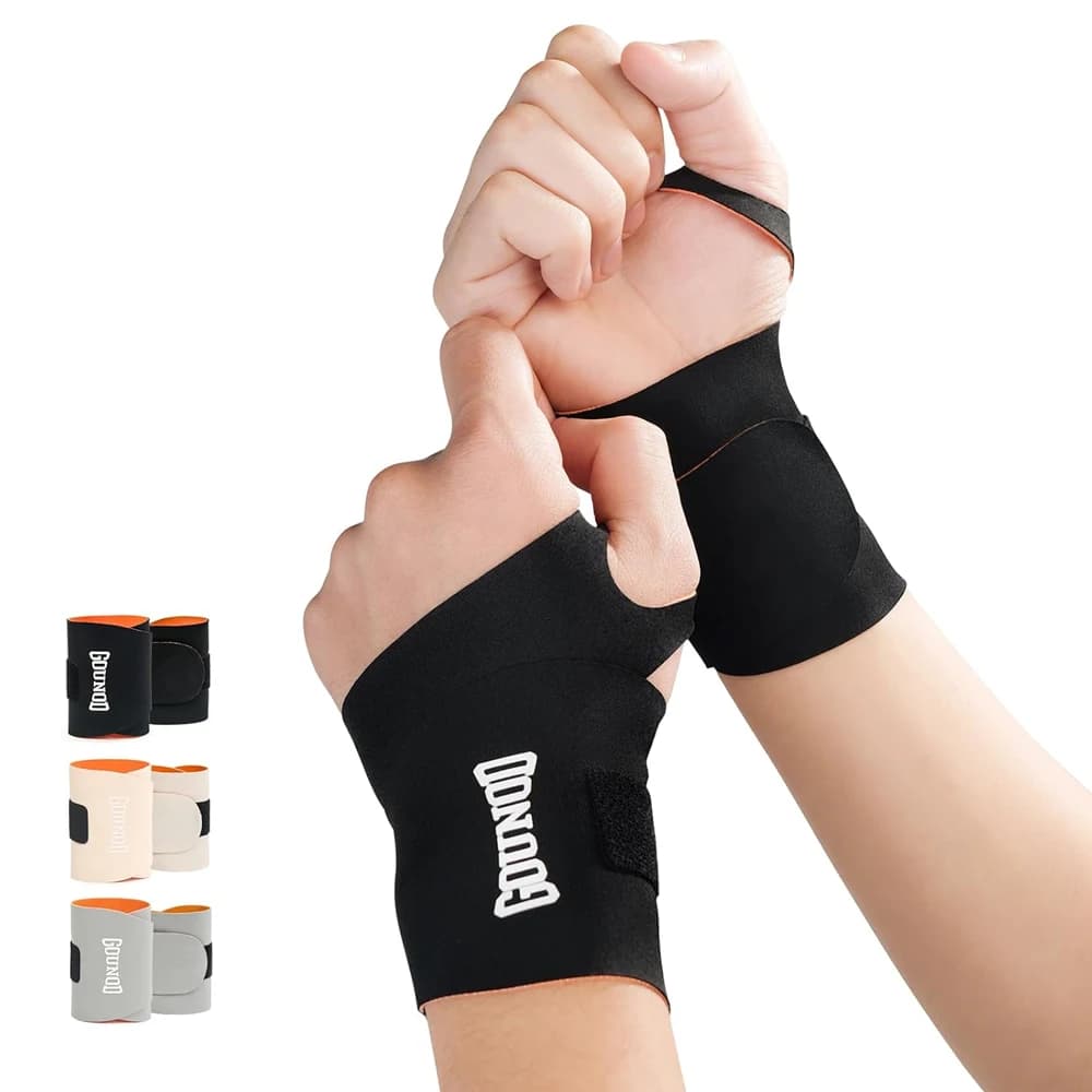 1PC Supporto da polso ultra sottile per uomo e donna - Supporto regolabile per basket, tennis, yoga e sollievo dal tunnel carpale