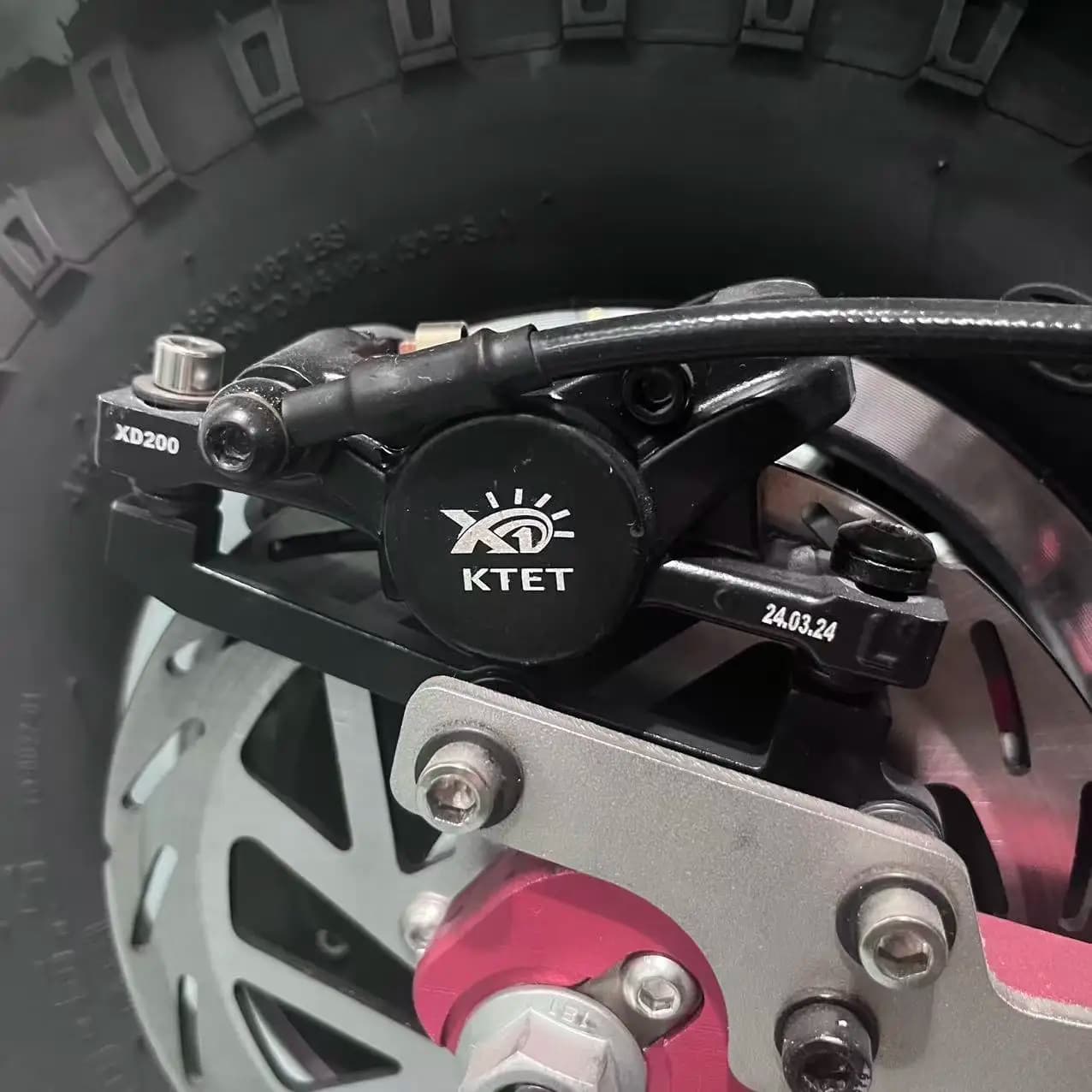 Geofought Molo 5 G14 R7 R8 Parti di scooter elettrici KTET Dyisland XOD 2 pistoni Sostituzione freno olio idraulico elettronico