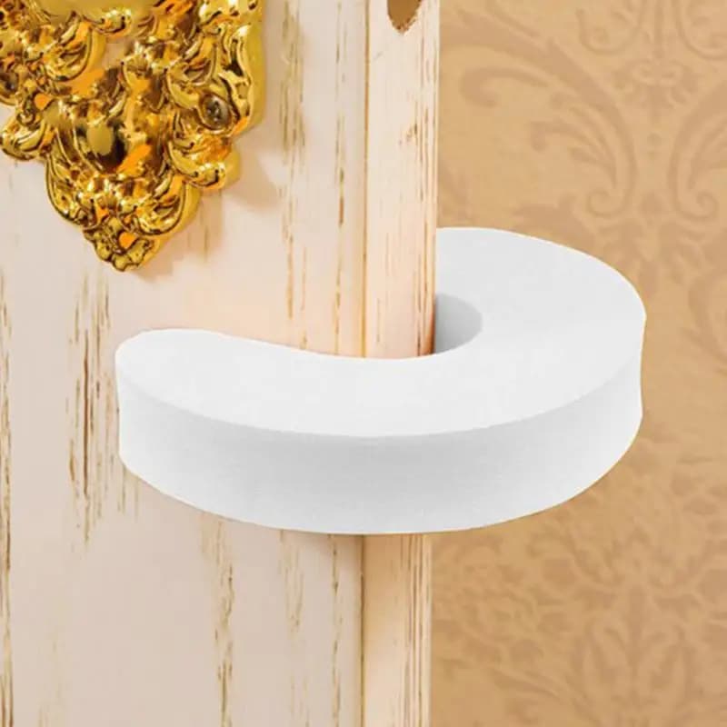 Set di 6 Fermaporta a Forma di C in Schiuma, Protezione per Dita dei Bambini, Blocco di Sicurezza per Porte, Prevenzione Pizzicature, Sicurezza Domestica