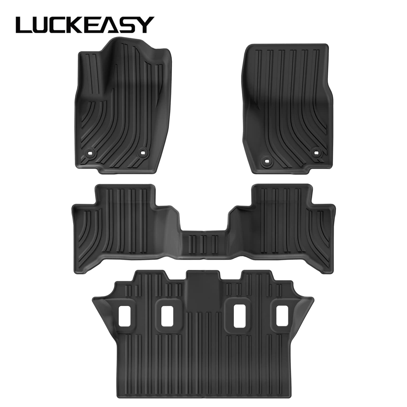 For Toyota Land Cruiser Prado LC250 2024-2025 Car mats Protective Mat 7 places Cargo Liner Tronco Pad suitable for left rudder