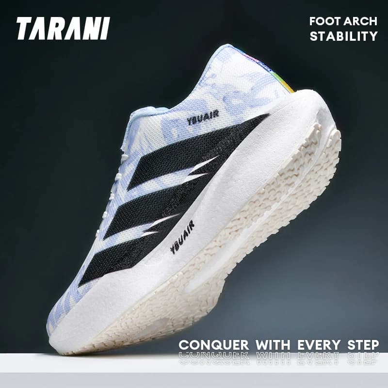 Camouflage Print Couple Casual Sneakers Breathable Shock Absorbing Athletic Running Shoes Non Slip Thick Sole Sports Shoes
