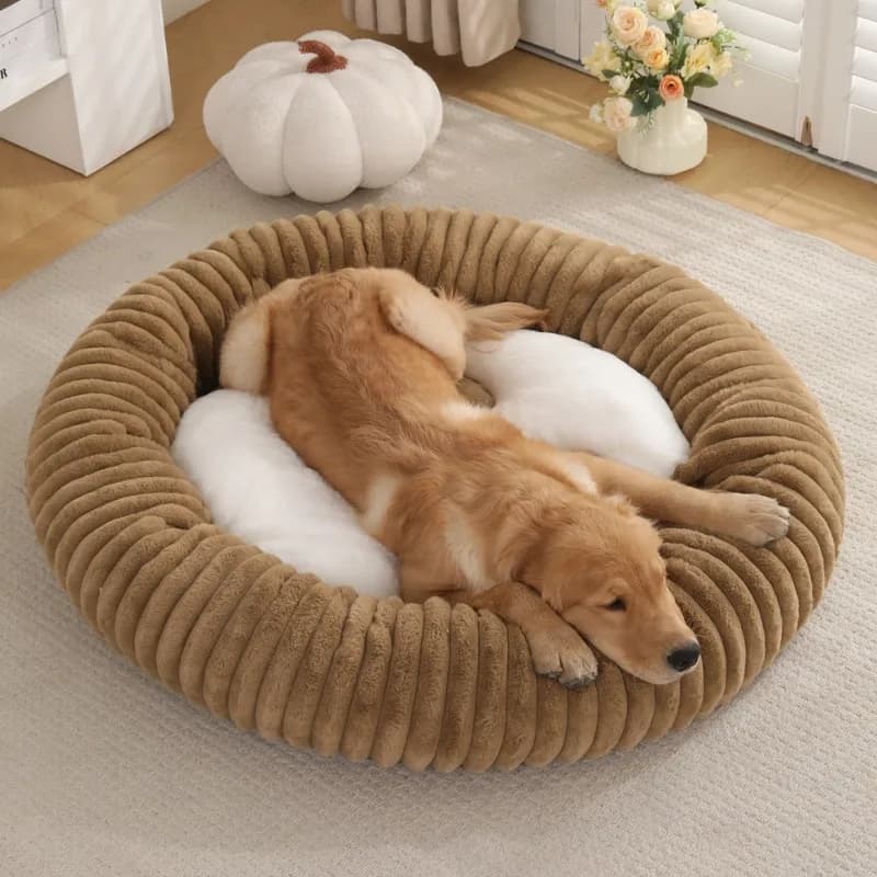 Kennel cat litter dog round pet litter, dog bed winter warmth, household pet products