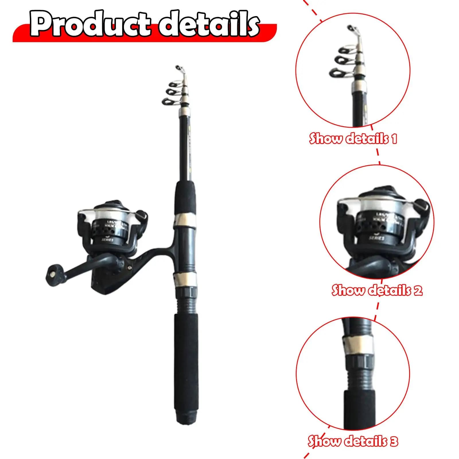 Children's Fishing Dog with Mulinello, Kit Fishing Equipment, Children's Fishing Mesh, Trout Accessories, Lake, Spigola, River, Travel