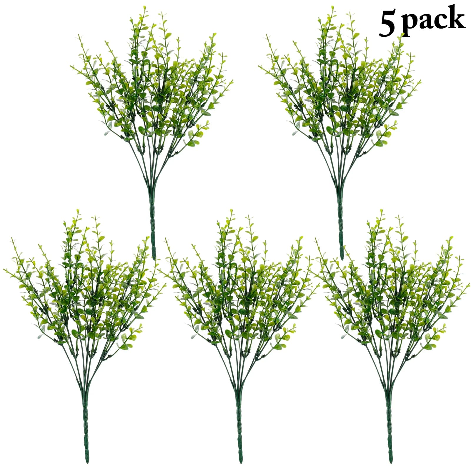 5Pcs/Set Artificial Plant Decorative Artificial Eucalyptus Fake Plant For Home Office Wedding Decoration Artificial Eucalyptus