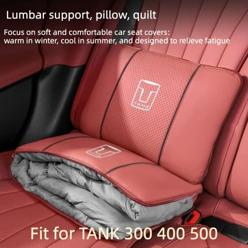 Multifunctional 2 In 1 Car Pillow Blanket Foldable Summer Air Condition Quilt Interior Accessories For GWM TANK 300 400 500