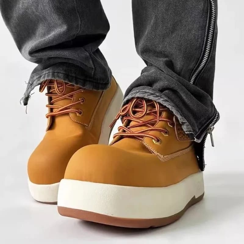 Amanti Chunky Sneaker Moda Testa tonda Scarpe casual Stivaletti firmati di lusso per donna Stivali con plateau squisiti Botas Mujer
