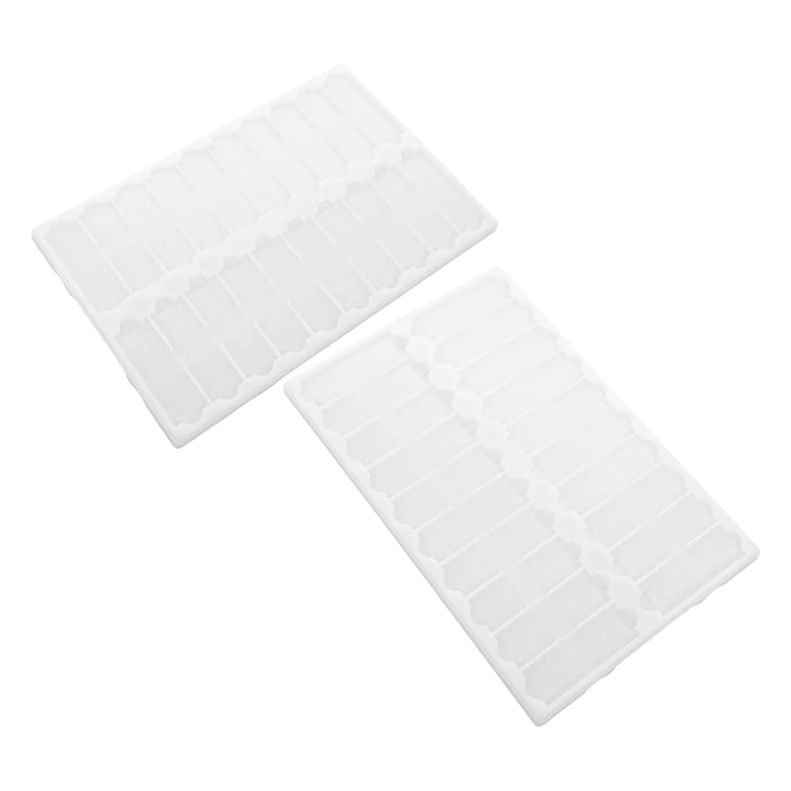 2 Pezzi Porta-objettivi per Microscopio Ventilato, Supporto per 20 Obiettivi da Laboratorio, Vassoio in Plastica per Conservazione Campioni di Laboratorio