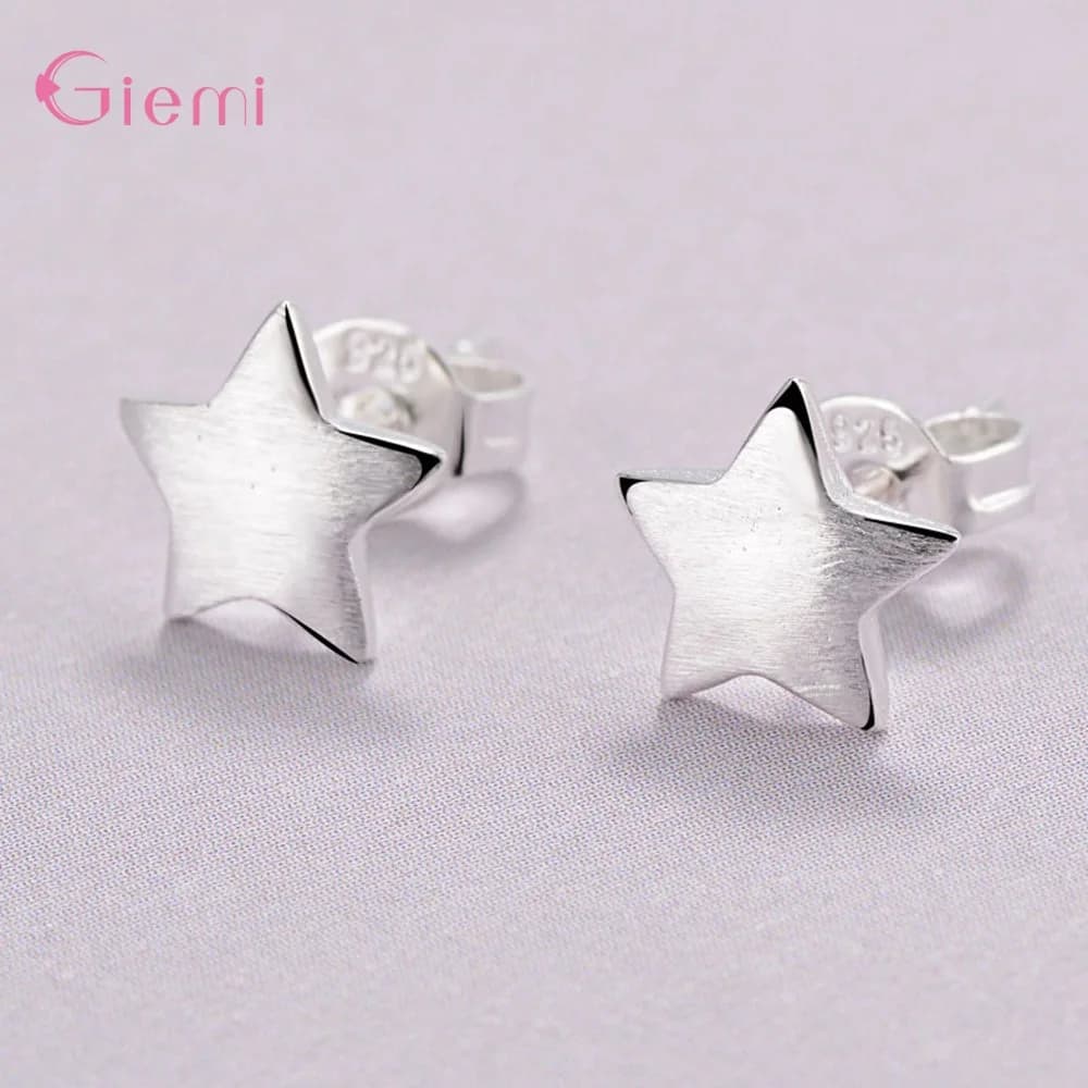 Semplici accessori per gioielli color argento da donna Orecchini a bottone penetranti Moda Brincos Regalo di compleanno per feste