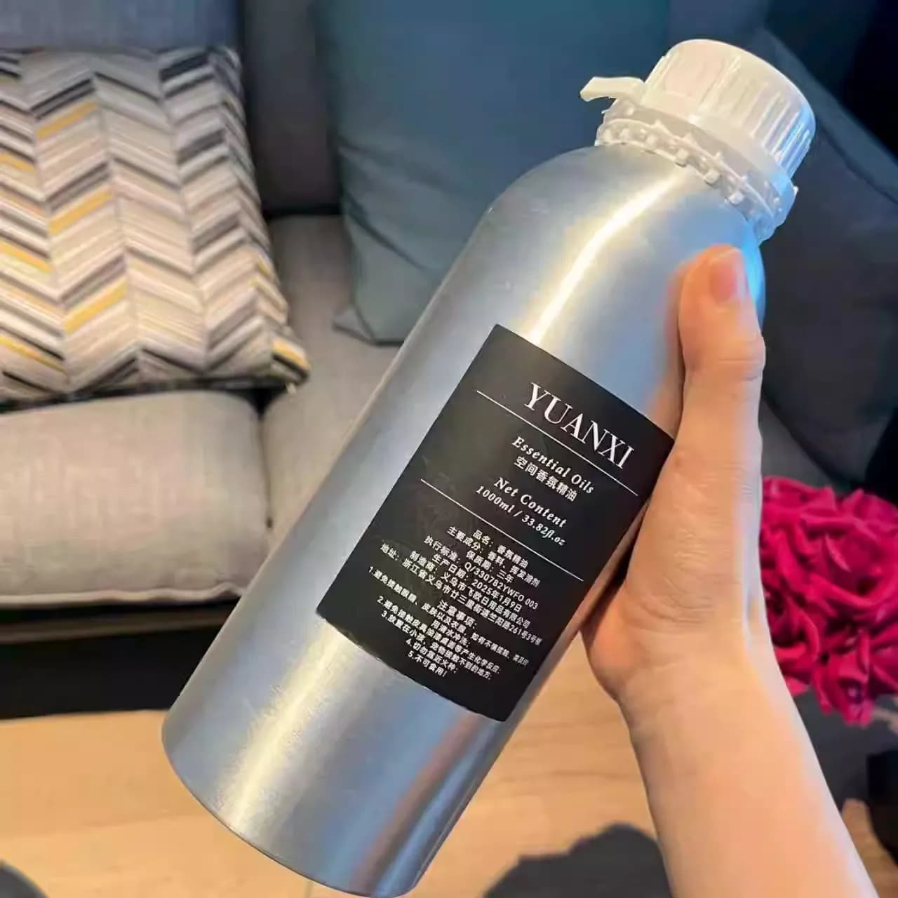Olio essenziale per aromaterapia con profumo per hotel da 1000 ml - Ricarica di fragranze per la casa sfusa, deodorante per diffusore di aromi