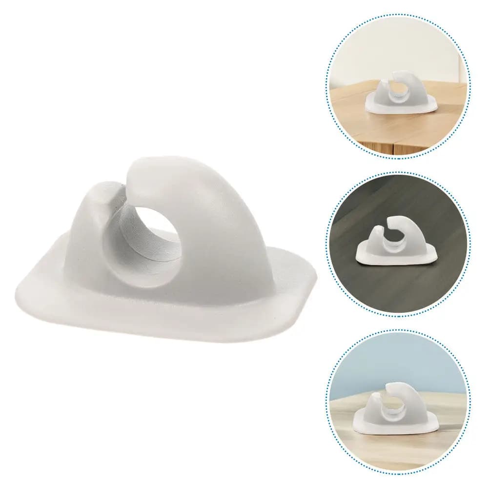 1 Paio di Clip Compatte per Pagaie da Kayak e Canoa, Supporto per Remi in ABS Resistente, Montaggio a Scatto, Accessori per Barche Marine