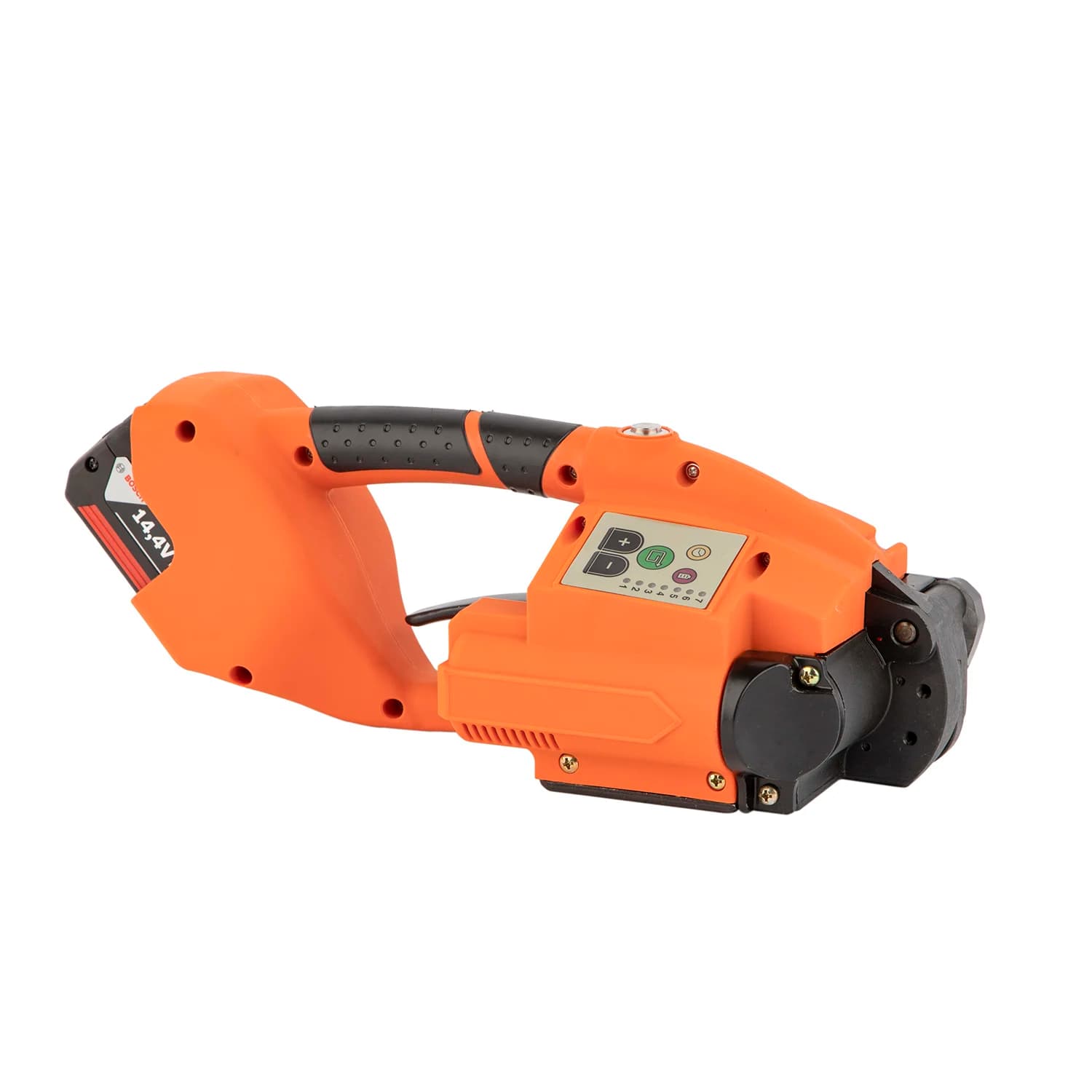 DD190T Semi-Automatic Battery Electric Strapping Machine 19mm Plastic Belt Food Beverage Commodity Packaging Motor Core Easy