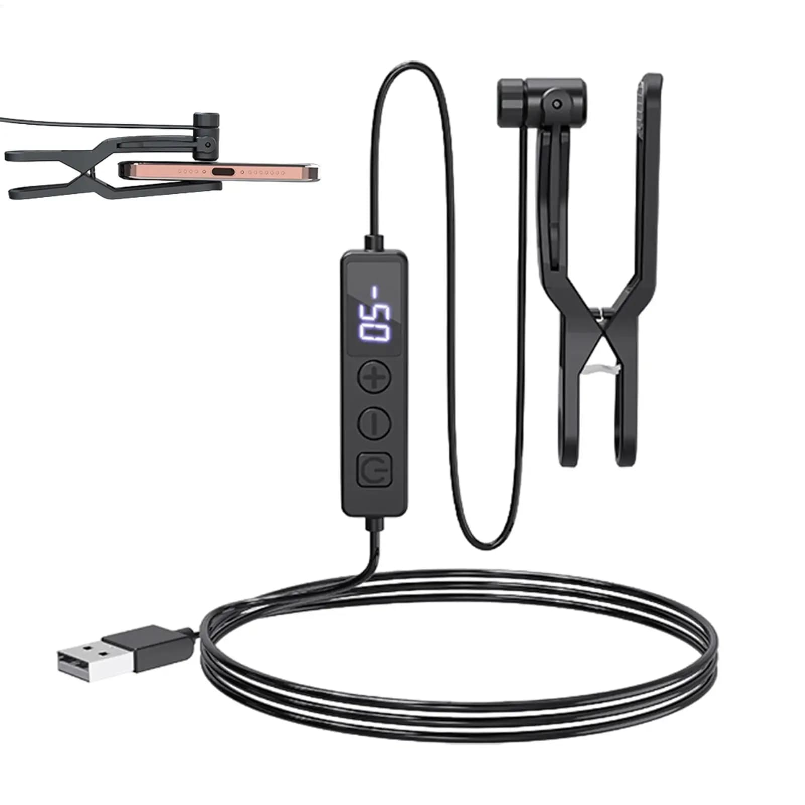 Clicker USB automatico per schermo del telefono, simulatore di tocco del dito, silenzioso, per assistenza nei giochi e compiti.