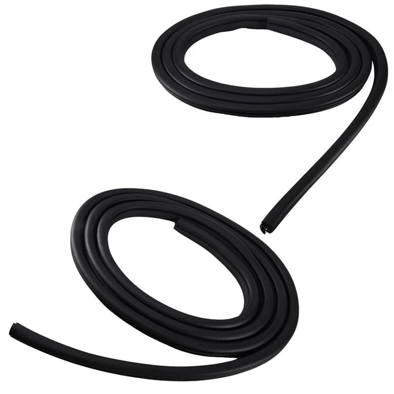 Waterproof Rear Door Frame Seal 2PCS Strip 62331-02200 62331-12220 For Toyota Corolla 09-13 Door Weatherstrip Replacement