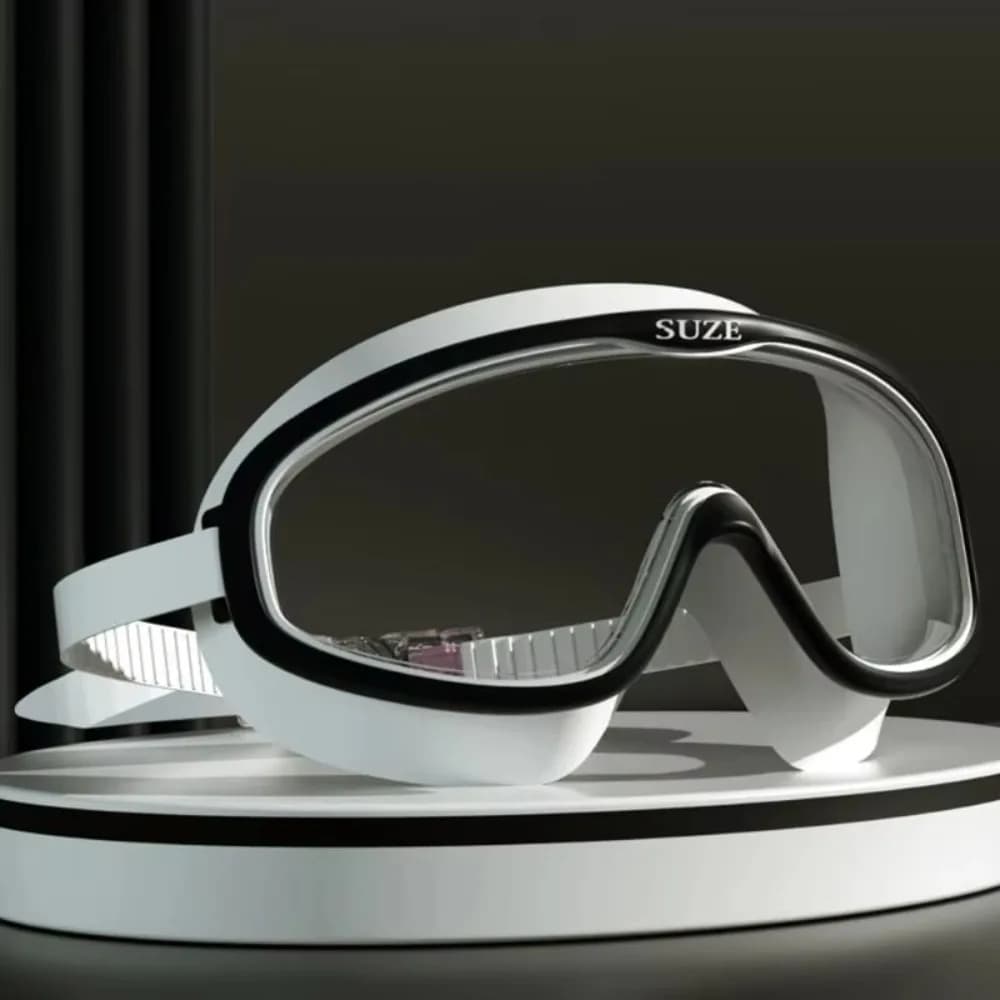Swimwear with Montatura Grande, Waterproof, Anti-fog, Silicone HD Training Glasses, Adult Race Glasses