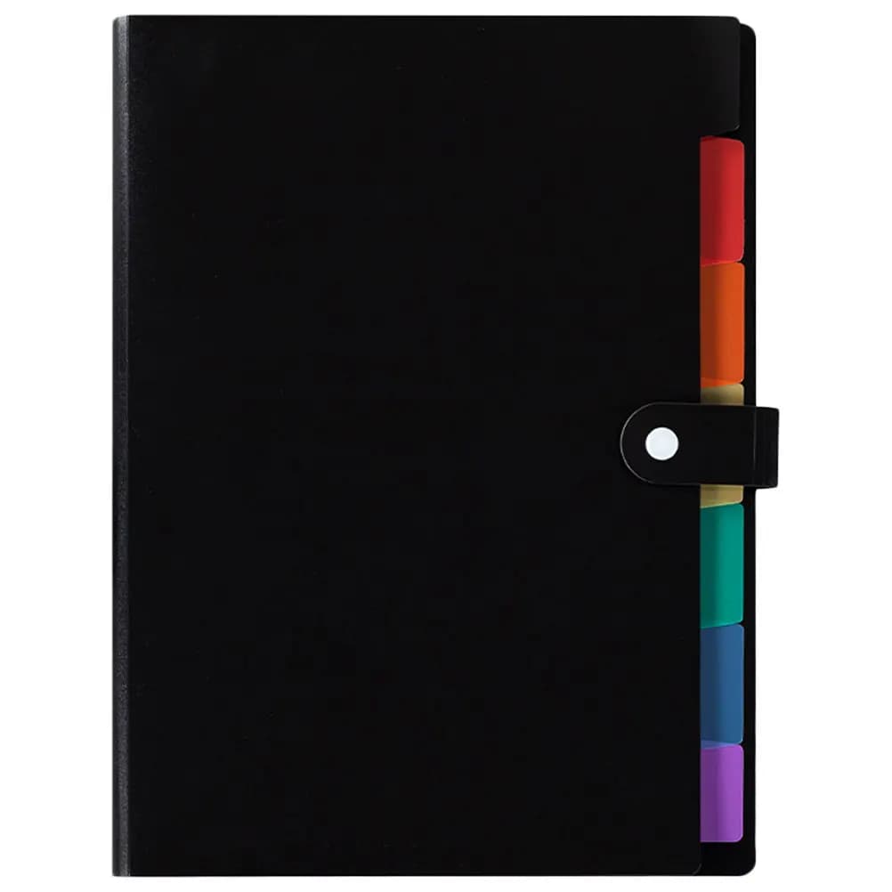 Expanding File Folder Accordion Binder Document Organizer Large Capacity Portable File Organizer for A4 Paper Storage