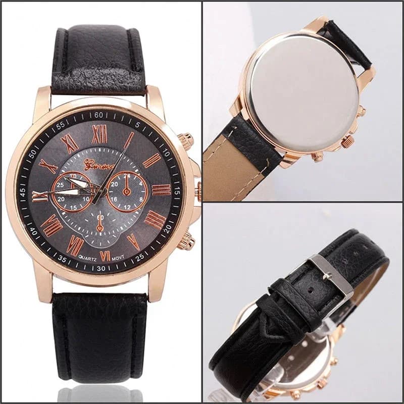 Women's casual watch with fashionable hot sales, double-level belt, quartz, hand, students, women's fashion watches