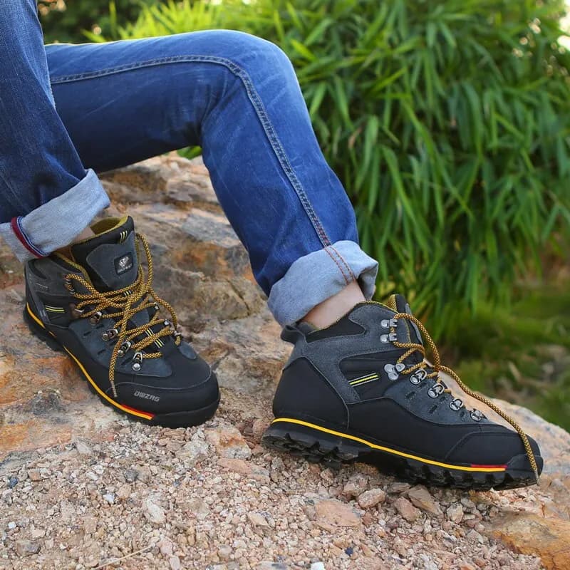 Men's High-top Outdoor Boots Men Mountain Climbing Sneaker Men Top Quality Fashion Snow Boots Mens Boot Casual Shoe Hiking Shoes