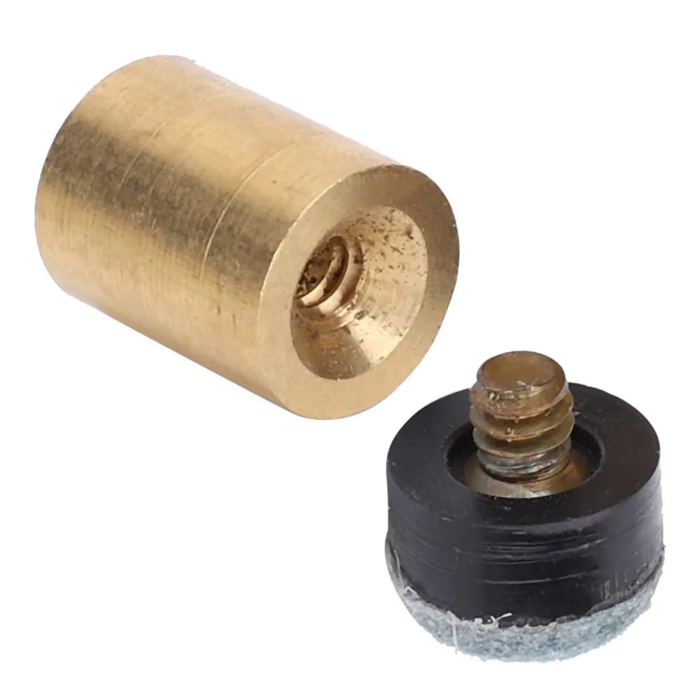 Accessori per biliardo: Puntali a vite per stecche da biliardo, puntali in ottone da 10 mm, puntali in pelle per stecche da biliardo, ricambi.