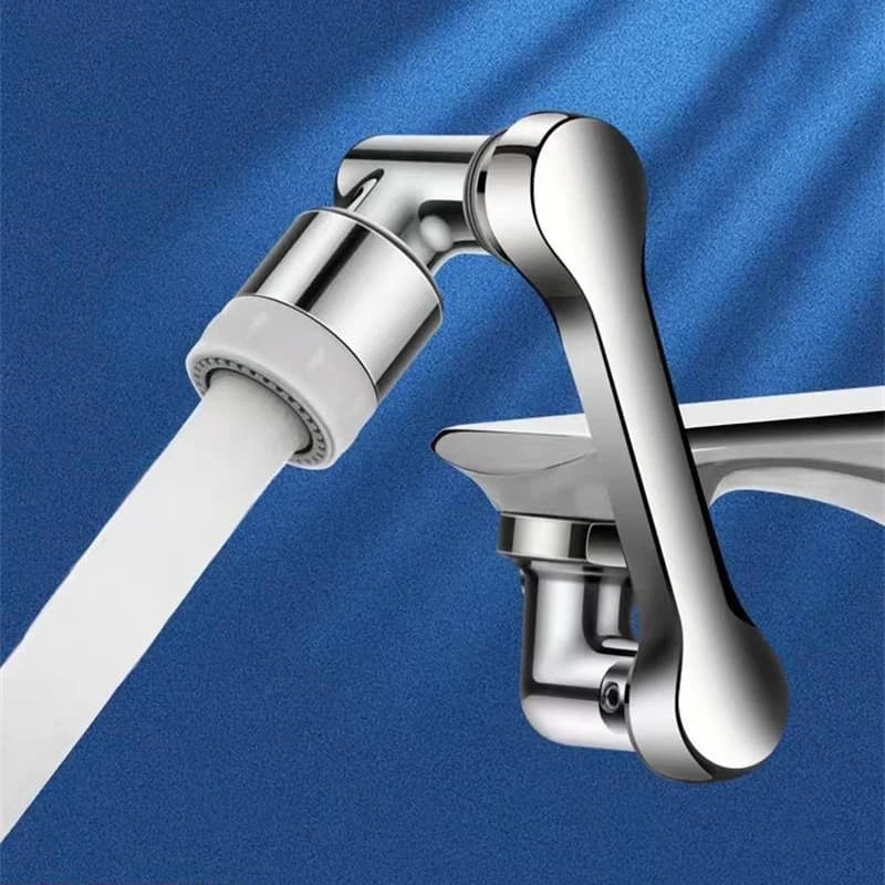 1080 ° Prolunga per rubinetto con rotazione universale Rubinetto per prolunga per braccio robot da cucina Miscelatore Aeratore Testa Gorgogliatore Ugello per rubinetto dell'acqua