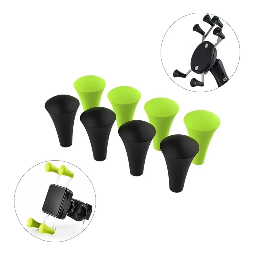 Supporto per telefono per bici Supporto per moto Accessori per bici Cellulare per bicicletta Supporto per impugnatura per moto Gadget con cappuccio in silicone