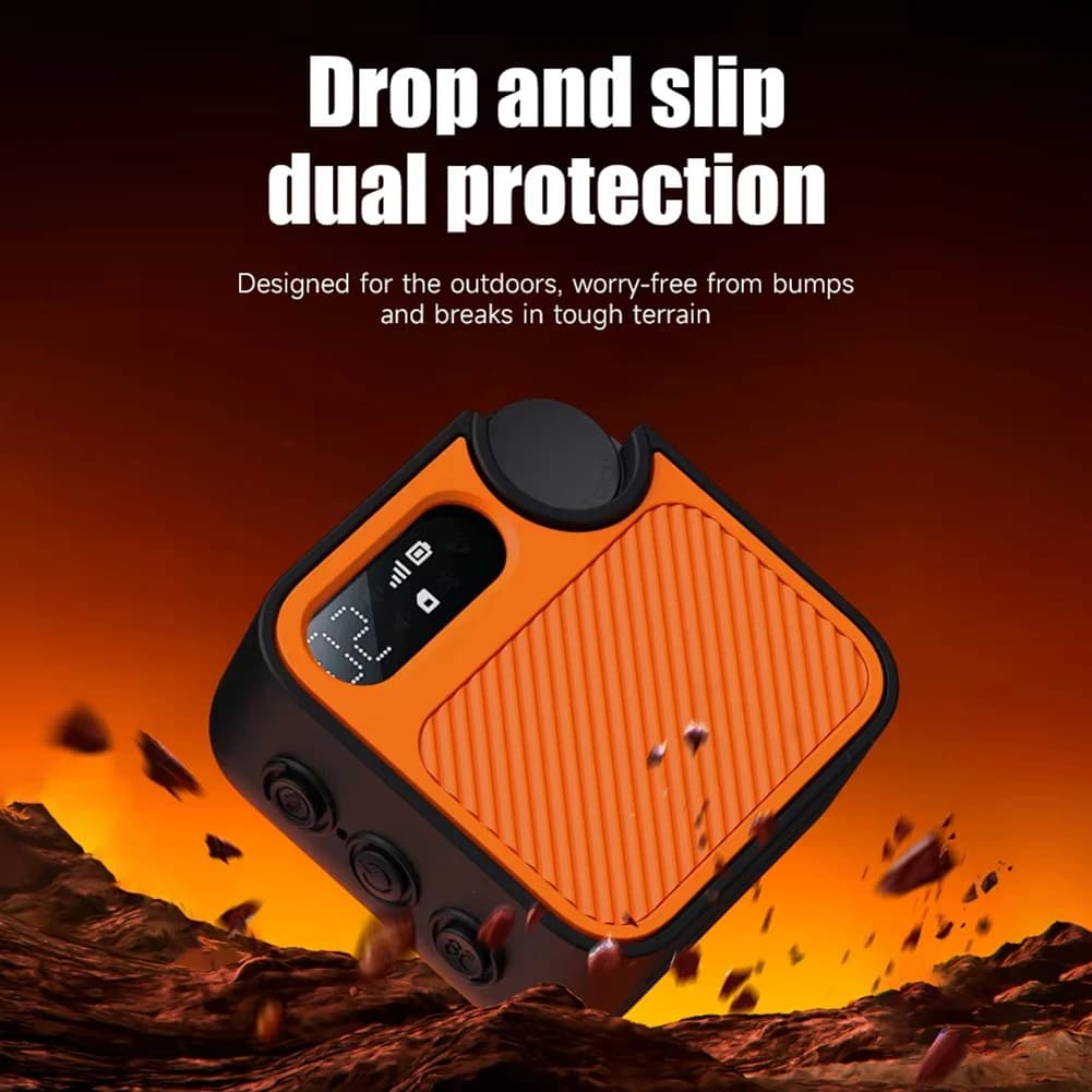 AYHF Cover protettiva per walkie-talkie Cover protettiva completa per custodia per walkie-talkie sportiva Verde+Nero