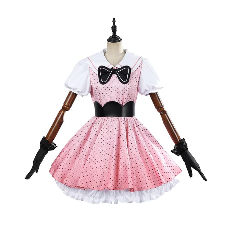 Costume Cosplay Anime Oshi No Ko Season 2 B-Komachi Ruby Hoshino, Pink Palcoscenic Dress, Halloween Party Uniform for Women 2026n