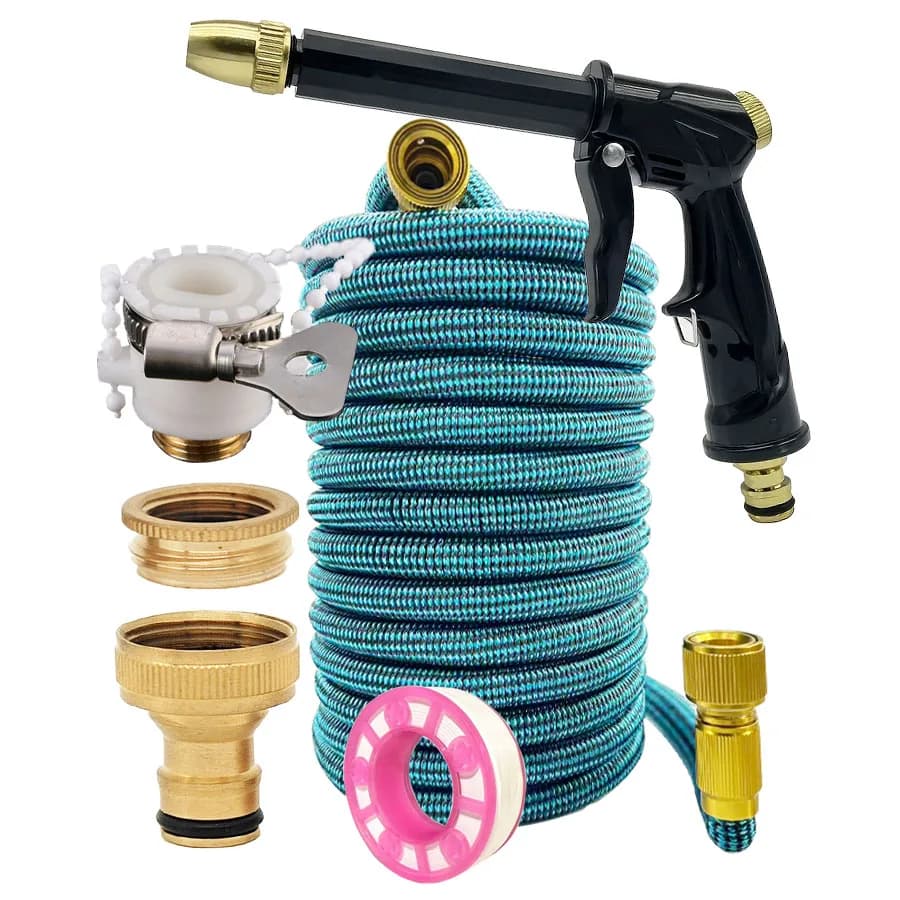 Tubo da Giardino Espandibile ad Alta Pressione, Tubo Flessibile Magico per Lavaggio Auto, Strumenti per Irrigazione e Pulizia del Giardino