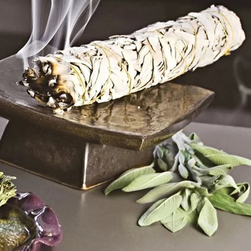 ABMR-Incense White Sage Bundle Smudge Sticks Home Purification Spiritual Incense Sticksmeditation Portable Energy Cleansing