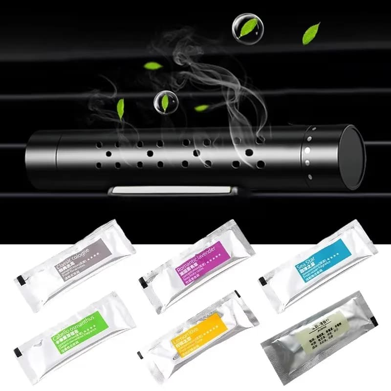 1/2/3pcs Auto Deodorant Aromatherapy Stick Auto Bouquet Solid Perfume Diffuser 6 Types of Auto Flavor Aroma Interior