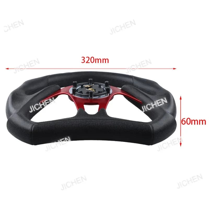 HS Volante personalizzato gioco competitivo go-kart modifica auto da corsa da 13 pollici 320 mm