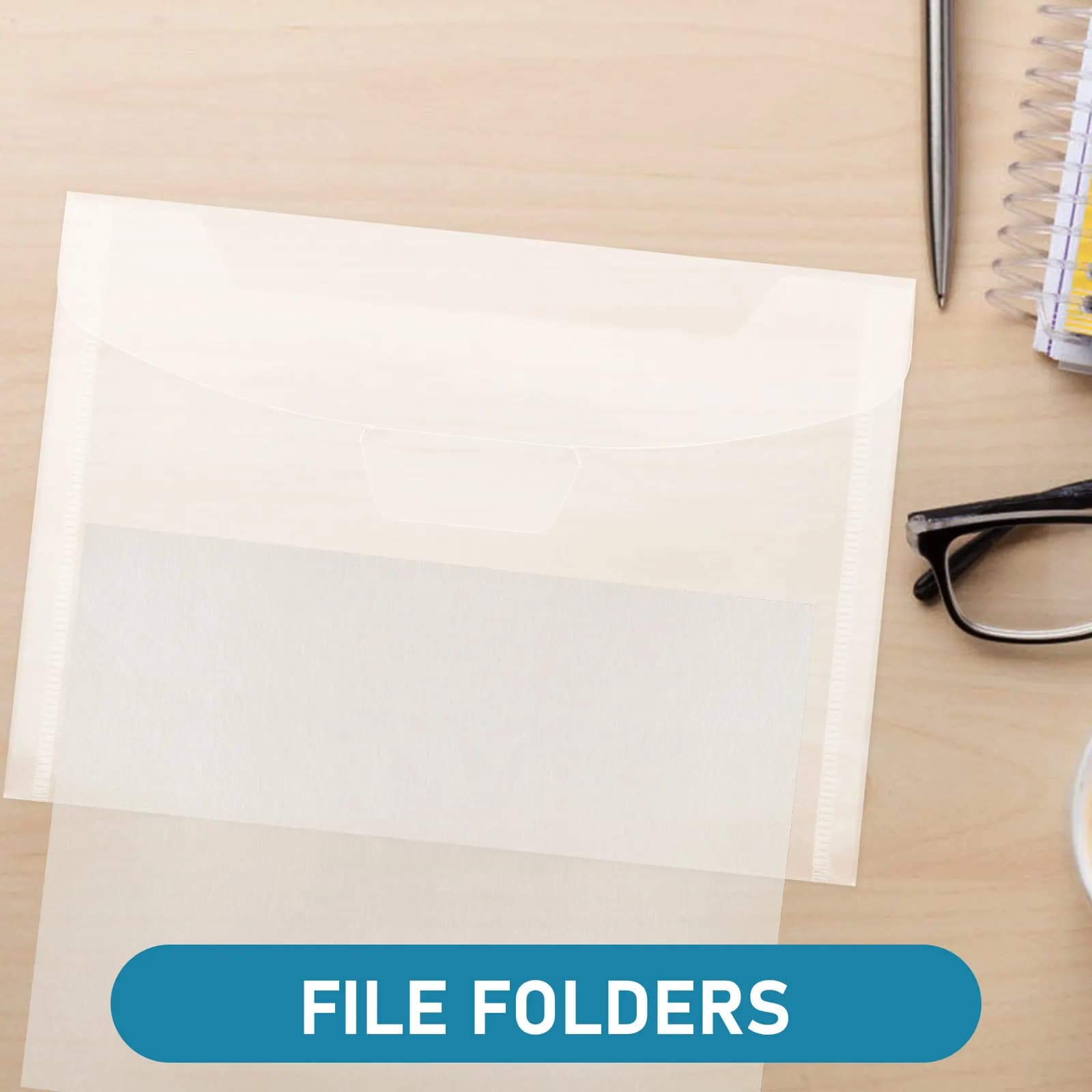 20 sacchetti trasparenti per documenti, organizer per documenti, cartella trasparente per archiviazione documenti, per ufficio, scuola, casa, archivio multifunzionale