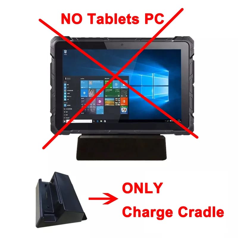 Base di ricarica e batteria extra per tablet robusti Windows F7G, solo stazione di ricarica, solo batteria extra