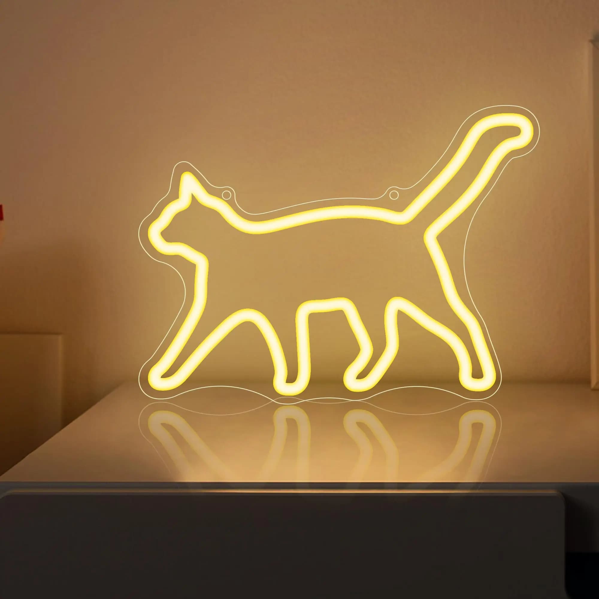 Decorazioni per feste di compleanno con insegne al neon per gatti per casa, giardino, bar, hotel, negozi, club, regalo per amici, famiglia e bambini