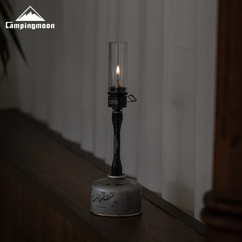 CAMPINGMOON BKZ27 Aluminum Alloy Outdoor Camping Equipment Gas Lamp Atmosphere Lamp Height Increasing And Lengthening Pole